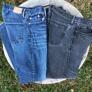 2 Gap Denim 5 Pocket Jeans sz 28x30
